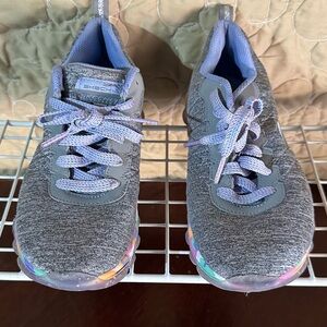Skechers Womens Sneakers Gray Sketch Air Trainers Size 4